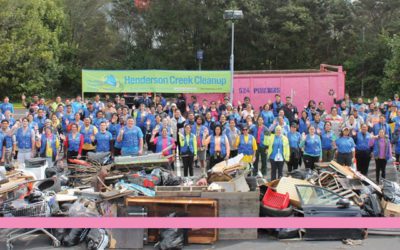Pink Bins helping to clean up West Auckland